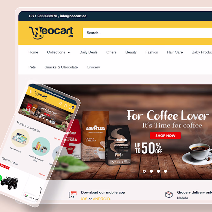 Neocart: Streamlining E-commerce with Shopify