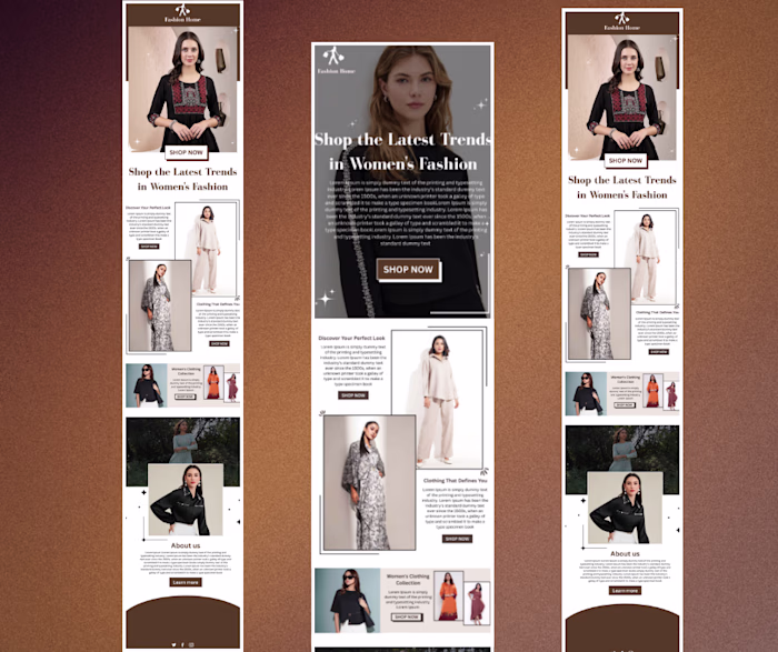 Email Design For Fashion Store