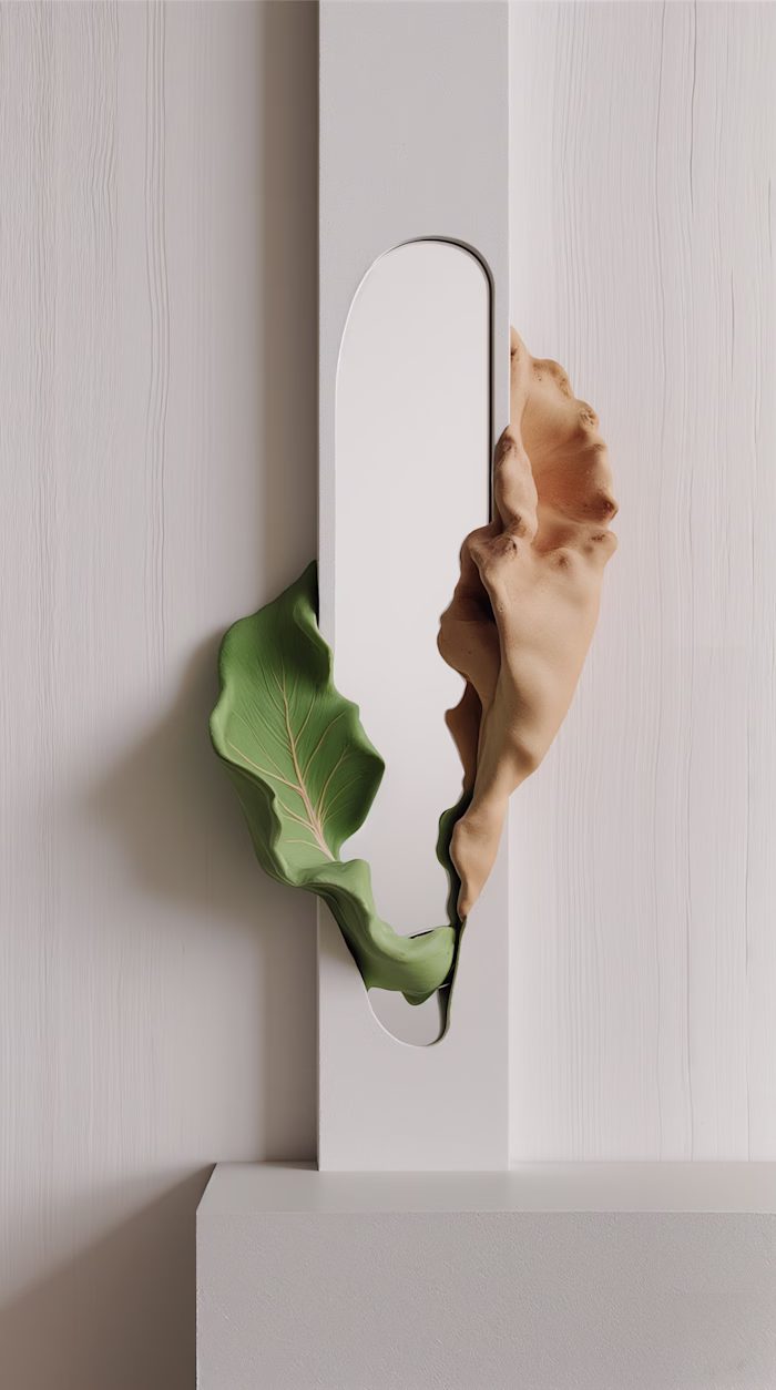 Nature breaking through the void. A study on organic forms v...