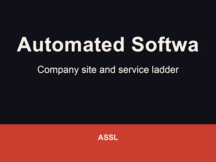 automatedsoftwaresystems.com - company site and service ladder