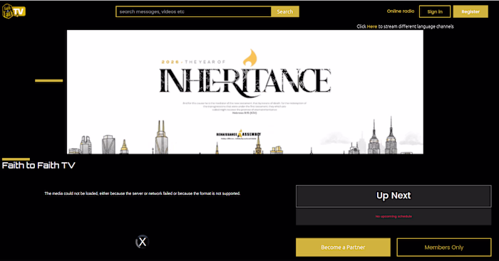 A faith-based streaming platform that