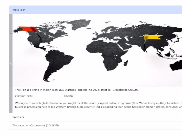 News Feed Website