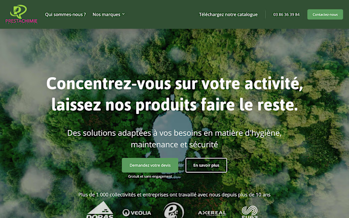 Chemical Wholesaler Website