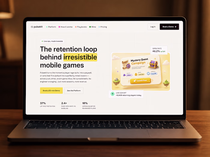 Pulsekit: the retention loop behind mobile games