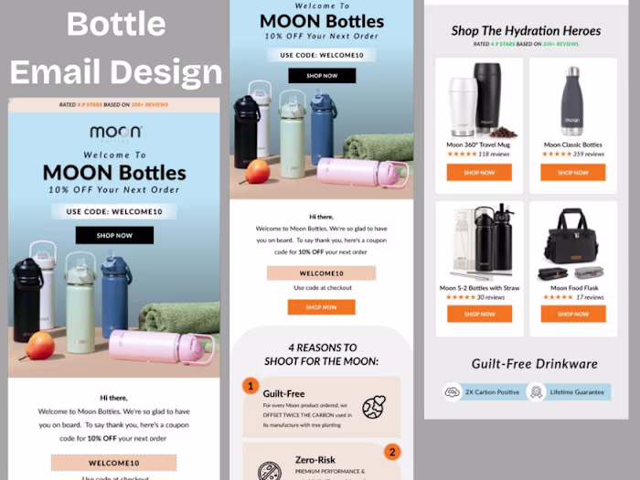Email Campaign Design For Hydration