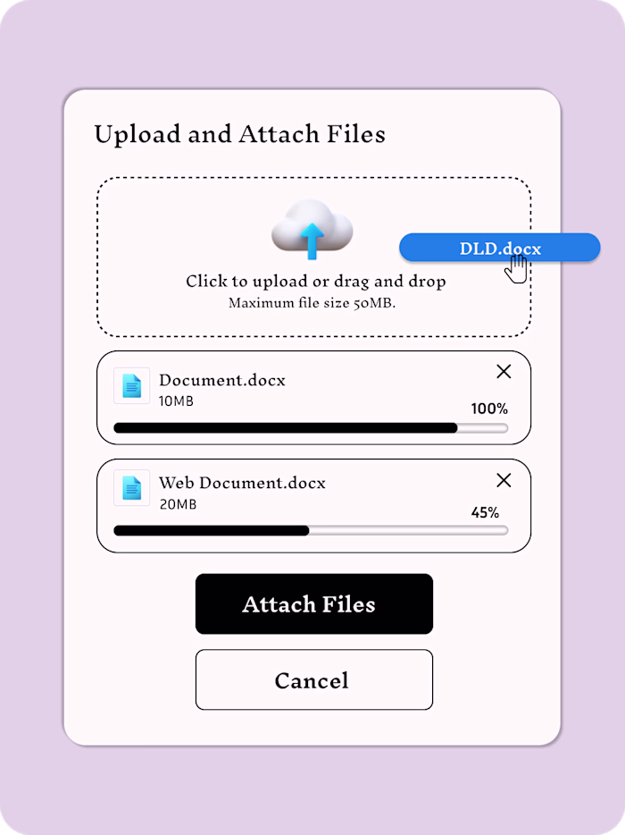 upload files page