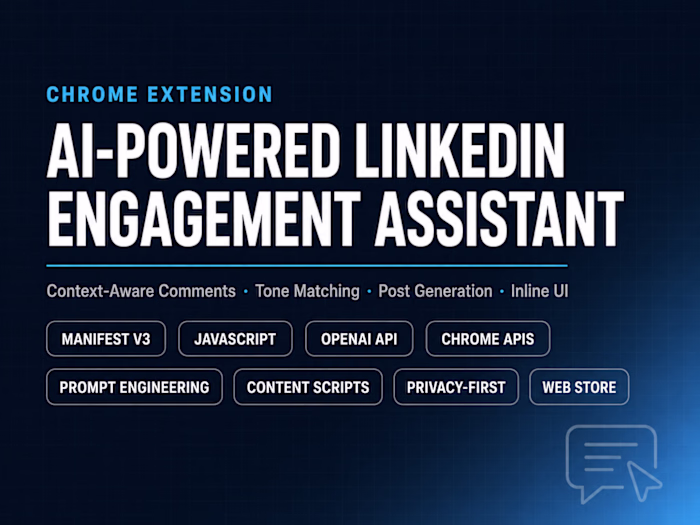 Chrome Extension Developer | RozmeriGPT Smart LinkedIn Assistant