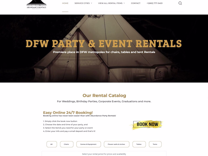 The Abundance Rentals |Premium Party and Event Rentals in DFW