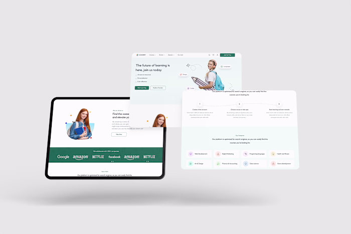 E-Learning Platform UI Design
