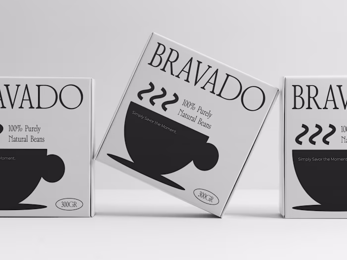Bravado — Minimal Coffee Packaging