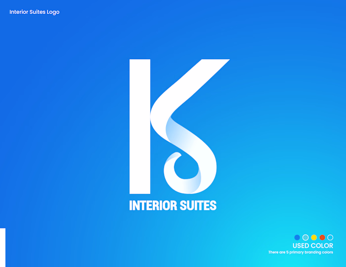 Interior Suites Logo Design | Interior Designer brand logo