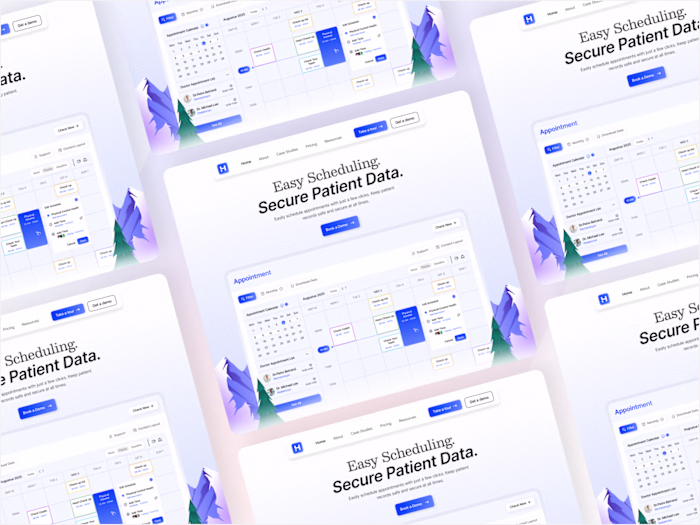 Healthcare Appointment & Record System - Web Header