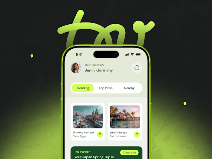 Tru | AI-powered Travel Companion | Mobile App Design