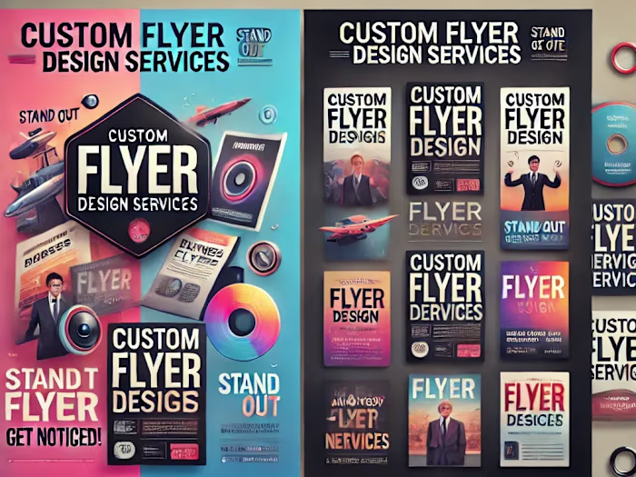 Eye-Catching Flyer Design Services – Make Your Brand Stand Out!