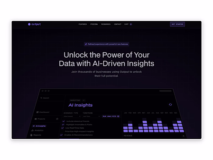 Output - Technology Website