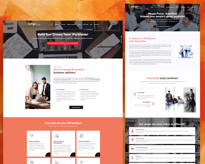 Website for a HR Consultancy Firm