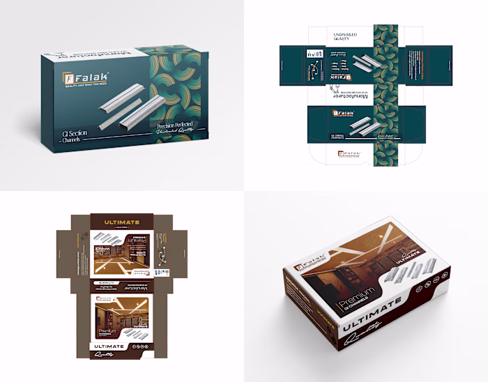 Box design for Falak, a