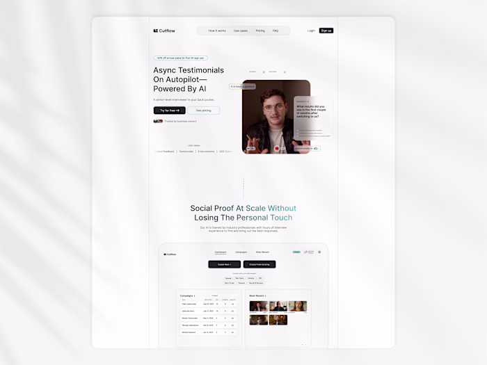 Cutflow | Web Design