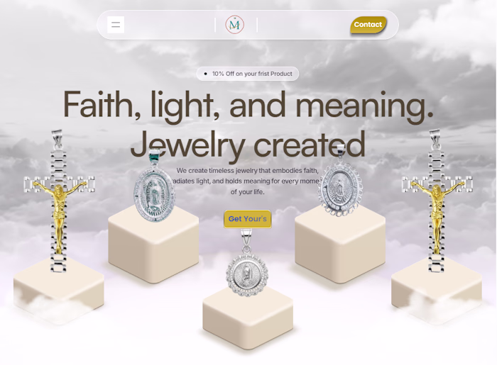 New Template Coming Soon For Free #framer #dhiluxui #jewellery