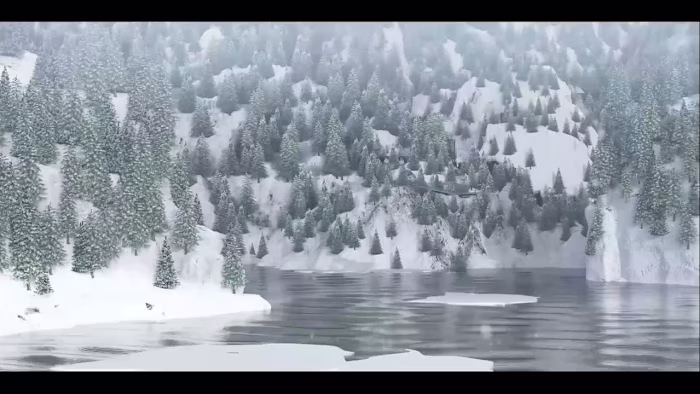 CGI Snow Mountains