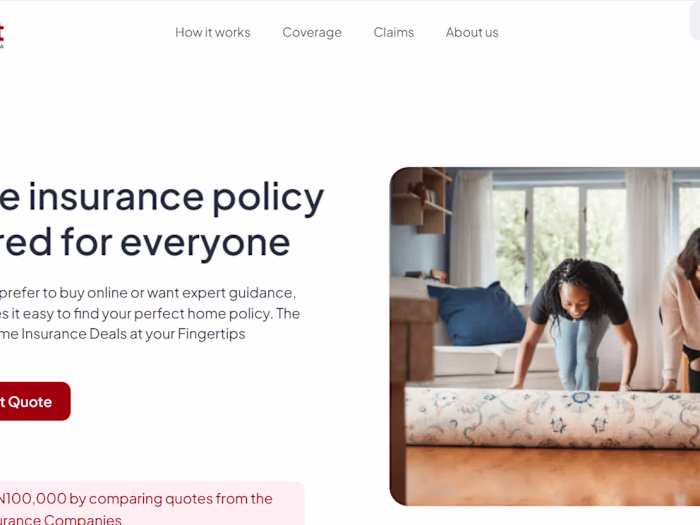 Website development for Insurance 