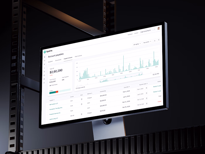 Systms – Dashboard & Experience Design for a Finance Platform