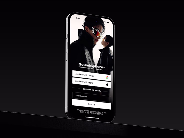 SoundSphere Login/Signup