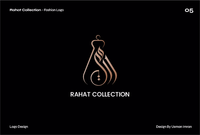 Creative Logo Design Services for Rahat Collection