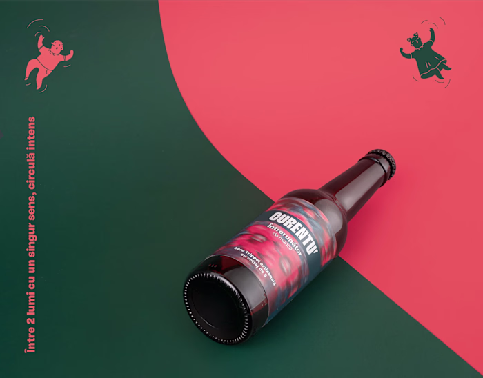Curentu' / beer identity /label design