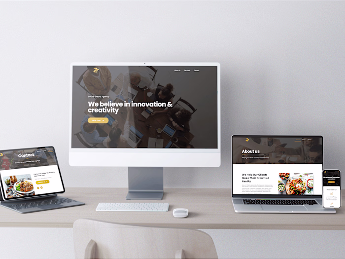 WordPress Website Design for Start-Up Z-Effect