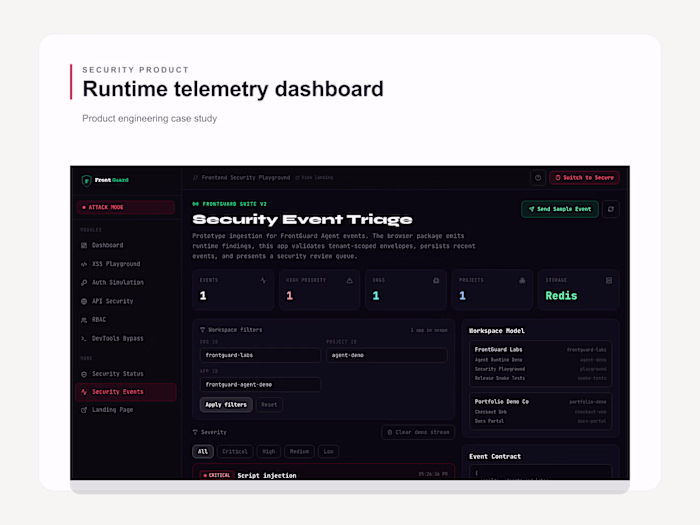 FrontGuard — Interactive Security for Frontend Developers