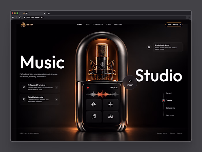 VYRO Studio — Premium AI