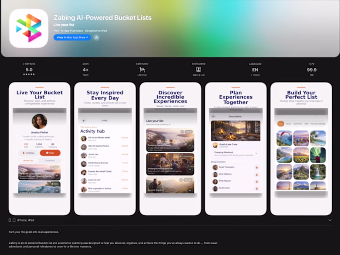 End-to-End Development of Zabing: An AI-Powered Lifestyle App