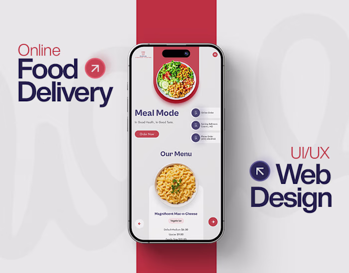 Online Food Delivery | Web Design | UI/UX