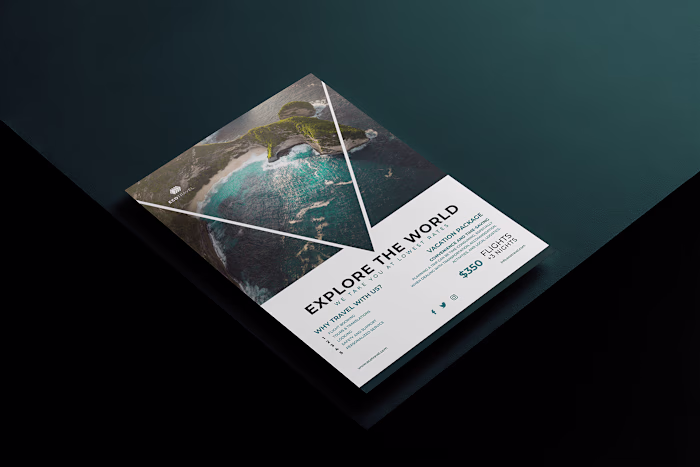 Travel Flyer Design: Behance