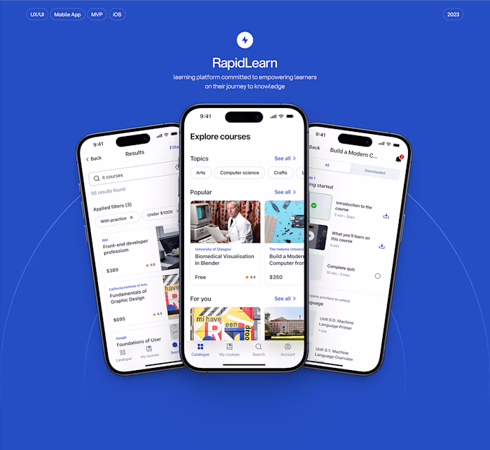 Learning App UI/UX Case Study