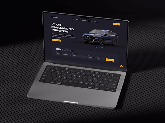 KingsCab - Luxury Car Rental Website Design