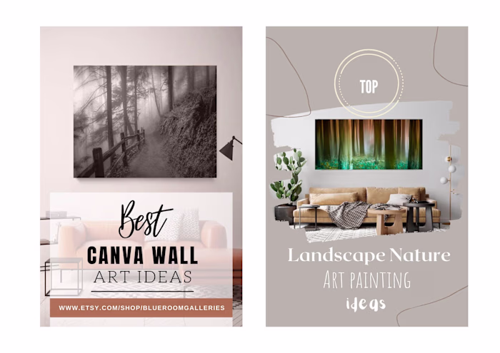 Pinterest Management for Blue Room Gallery