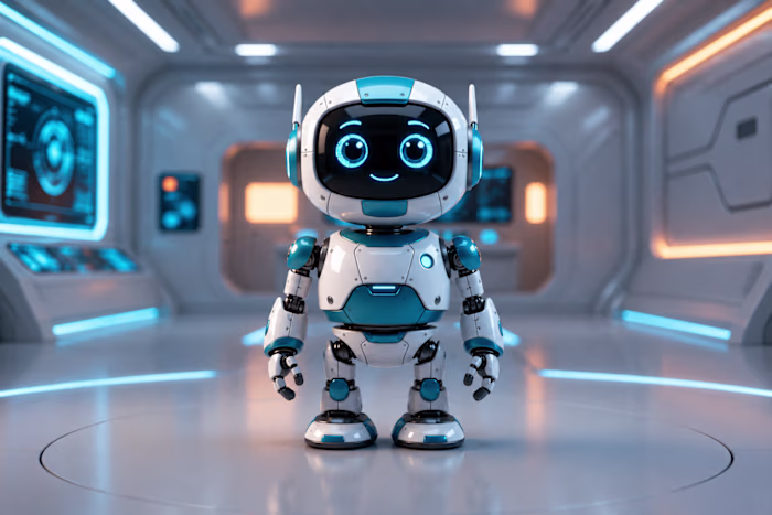 Futuristic Robot — Character &