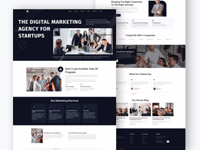 A Digital Marketing website