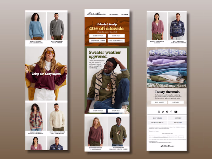 40% Off Sweaters SITEWIDE! Don’t miss our Friends & Family S...