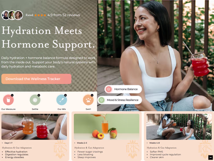 Iris Nutrition | Shopify Design & Development
