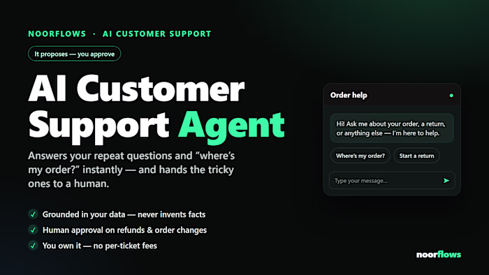 Governed AI Support Agent (web