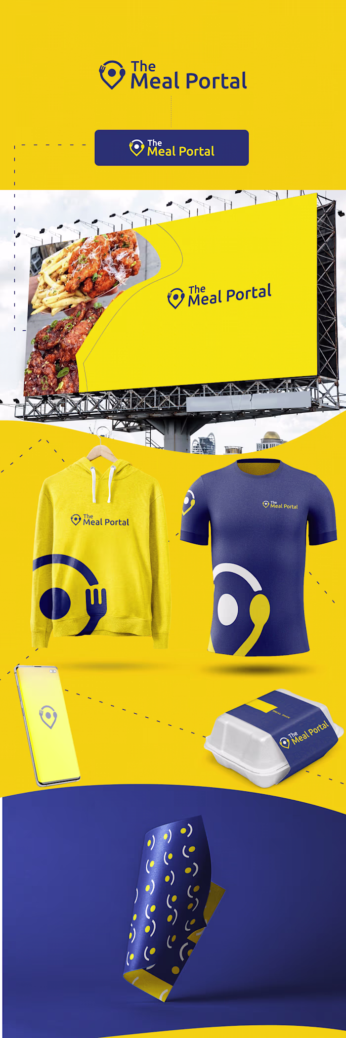 Brand Identity design for The Meal Portal