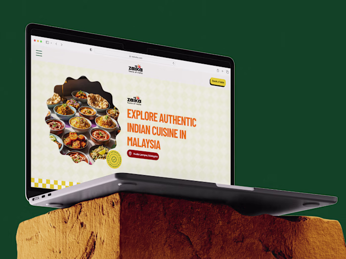 Vibrant Restaurant Website Design for Gen Z