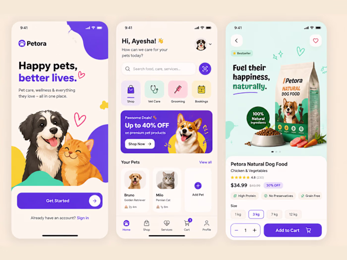 Petora is a mobile app