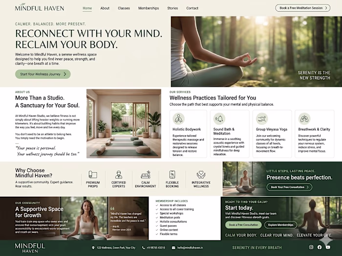 RECONNECT WITH YOUR MIND, RECLAIM YOUR BODY.