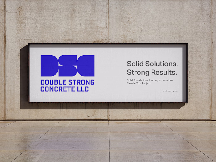 Double Strong Concrete Brand Identity