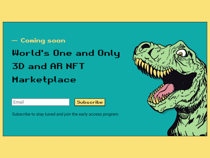 Coming soon page