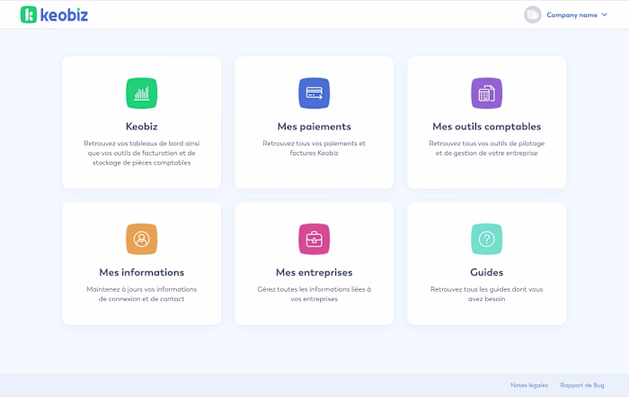 Keobiz User Portal